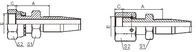 Βιομηχανίας επαναχρησιμοποιήσιμο μανικών συναρμολογήσεων διπλό Hexagon καθισμάτων της Sae J1453 Orfs θηλυκό επίπεδο
